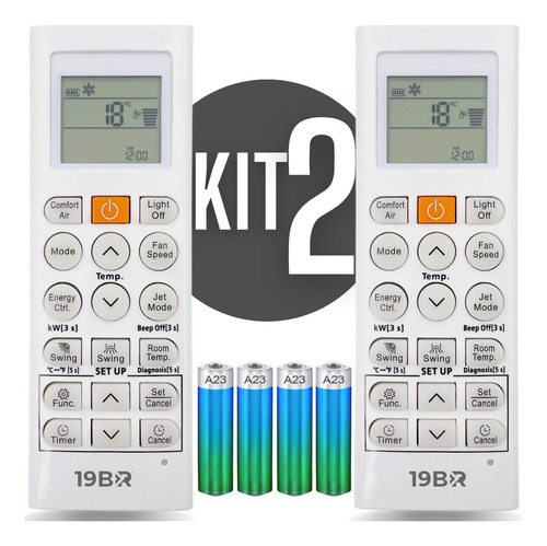Kit de control remoto compatible con aire acondicionado LG Inverter 2 - Loja 19br