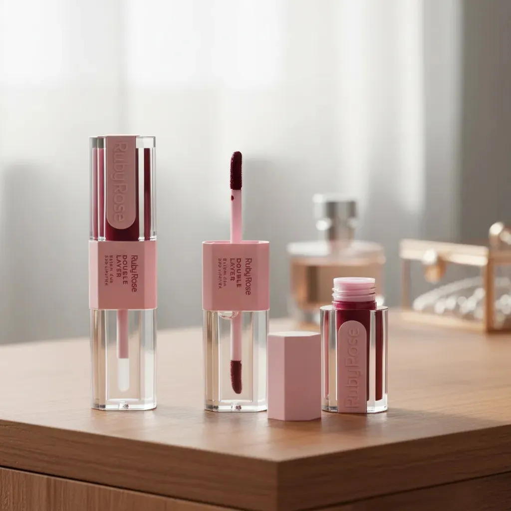 Ruby Rose Batom Duo Double Layer Dl80 — miniatura 7