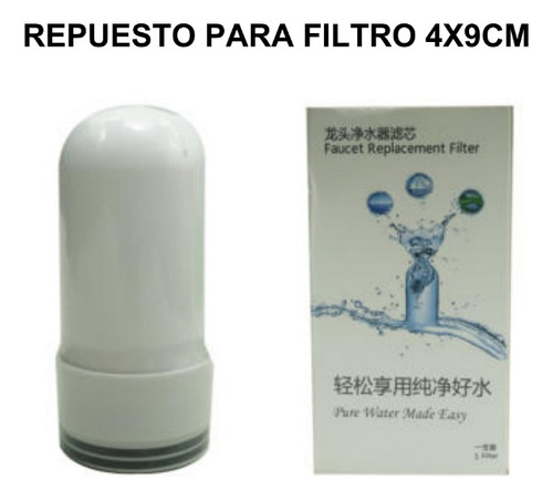 Repuesto Para Filtro Y Purificador De Agua 4x9cm