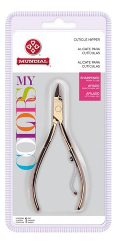 Alicate De Cutícula Mundial Colors Modelo 577