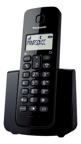 Teléfono Panasonic  KX-TGB110LBB inalámbrico - color negro