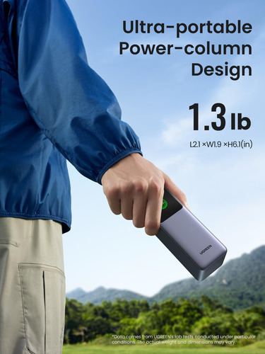 Batería Externa Ugreen Nexode De 25000 Mah, 200 W Con Carga