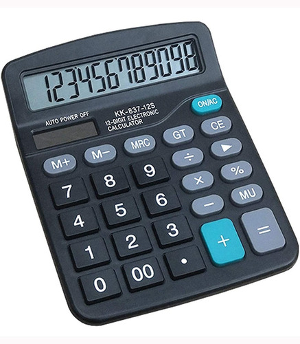 Imagen 1 de 4 de Kk-837b Calculadora Kenko 12 Digitos Grandes 16x12cm Escrito