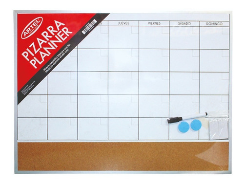 Pizarra Planner Mensual Artel