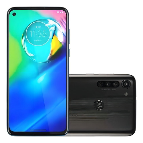 Moto G8 Power Dual SIM 64 GB preto-titanium 4 GB RAM - Bom (Recondicionado)