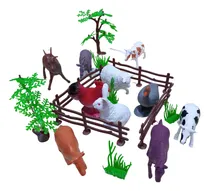 Comprar Animales Domésticos Granja Set 18 Figuras Juguetes Didactico