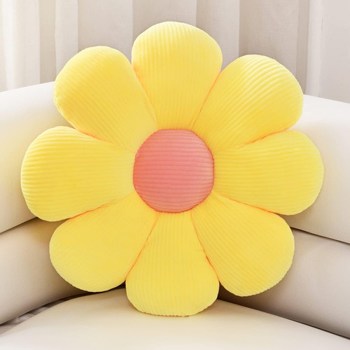 Cojín De Asiento Flower Floor Daisy Aesthetic Pillow