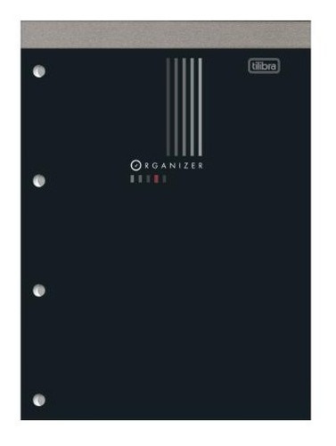 Kit Organizer Pasta L Rs + Bloco A4 Pautado + Canetas Esf.