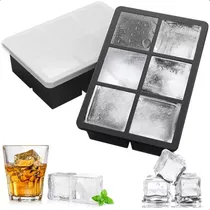 Comprar Cubeta De Hielo Silicona 6 Hielos Grandes Negro Hielera Con Tapa Silicona Cubeta 6 Ranuras Hielo Antiadherente Negro Arcashopping Molde Hielo Cubetas De Hielo Con Tapa Bandeja Para Hielo