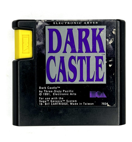 Dark Castle - Juego Original Para Sega Genesis Mega Drive (Usado)