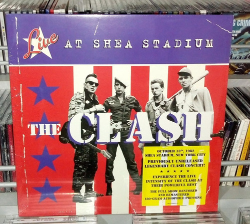 The Clash Live At Shea Stadium Lp Vinilo Ramones Billy Idol
