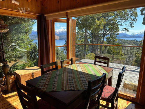Venta Casa 3 Ambientes Vista Franca Al Lago - Barrio Calfuco - Villa La Angostura.-