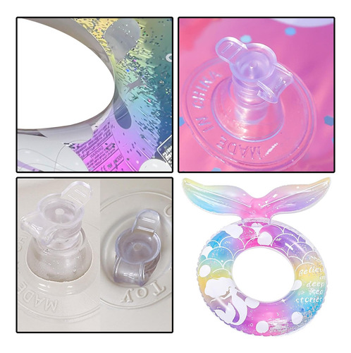 Inflable Cola De Sirena 90 Cm Verano - Piscina - Regalos