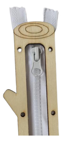 2 Accesorio De Tablero Ocupado Montessori Árbol Cremallera