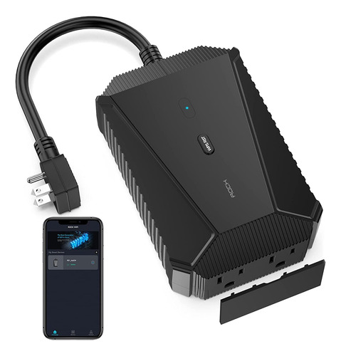 Enchufe Wifi Inteligente Para Exteriores, Temporizador Wi...