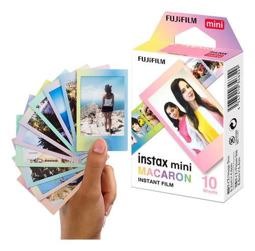 Película fotográfica Fujifilm Macaron para fotos de Instax Mini 10