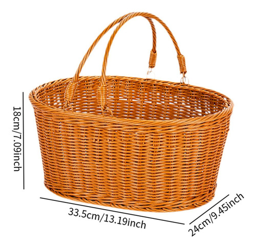 Cesta De Almacenamiento Decorativa Con Asas, Versátil Y