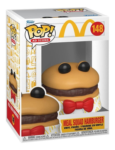 Funko Pop McDonalds - Hamburguesa Meal Squad 148