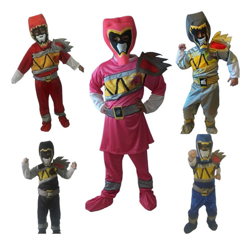 Disfraz De Power Ranger Dino Todos Los Colores