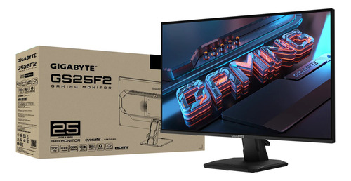 Monitor Gamer Gigabyte 25 200hz 1ms Fhd Ips G Sync Freesync HDR Hdmi Display Port Gs25f2