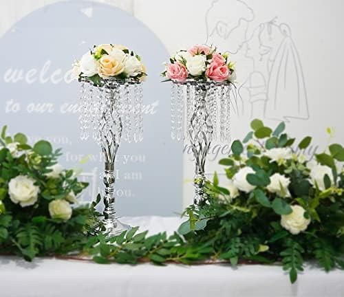 2 Piezas De Jarrones De Recepción De Bodas, Soportes Para Ca