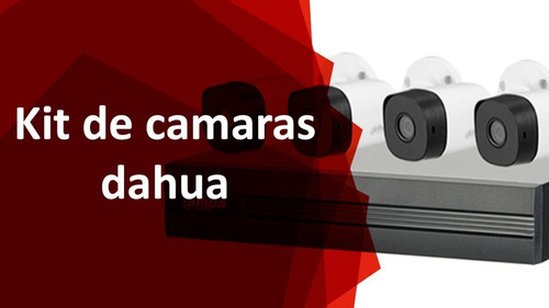 Kit De Seguridad Dahua Dvr 4ch Cctv + 4 Cámaras 2mp 1080p