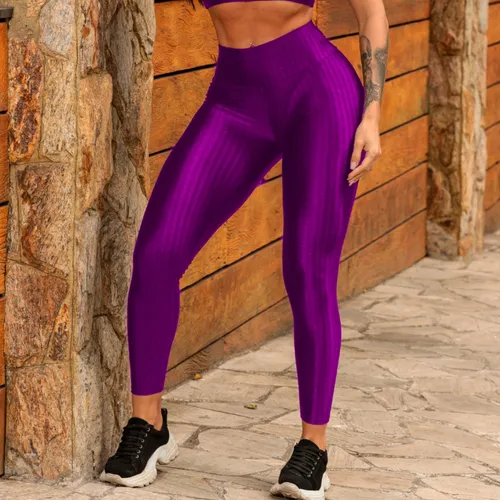 Calça Legging 3d Fitness Cirrê Cintura Alta Atacado Kit 3und