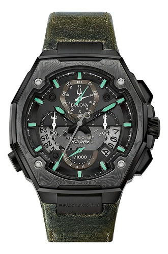 Reloj Bulova Precisionist Original Ed Lim Cronógrafo Hombre 98b355