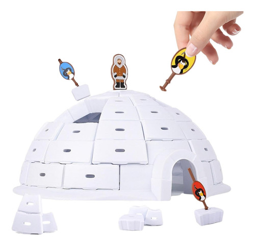 Pingüino Iglú Demolición Modelo De Hielo Juguete Educativo