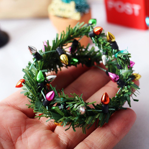 Muñeca Casera, Luces Navideñas, Rayas, Escena De La Vida, 3