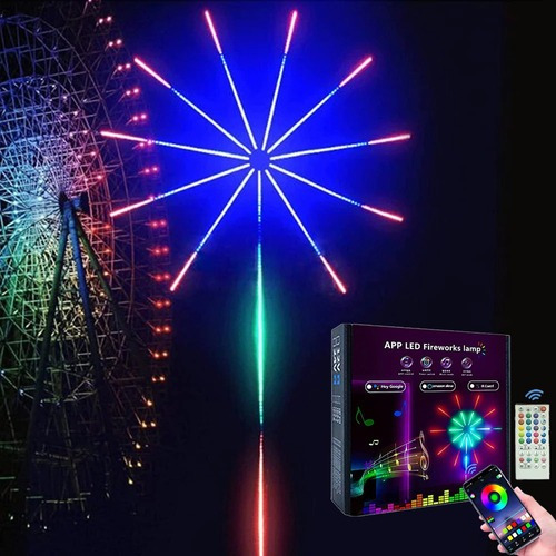 Imagen 1 de 10 de Los Fuegos Artificiales Elegantes Llevaron La Luz De Tira
