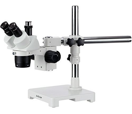 Amscope Sw-3t24z Microscopio Estereoscópico Trinocular, Wh