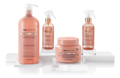 Máscara Nutritiva Cmc Restore 500g London Cosméticos