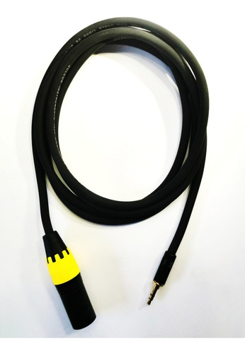 Cable Solcor Para Señal Xlr-plug 3.5mm Trs1/8 10m Laptop Cel