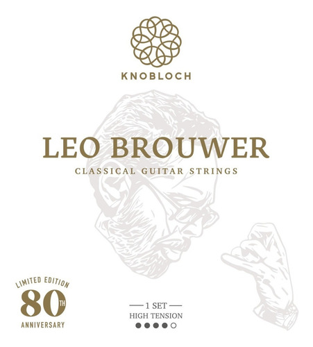 Cuerdas Guitarra Clásica Knobloch Leo Brouwer 500lb Nylon Ht