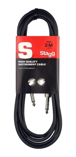 Stagg Cable Plug Mono A Plug De 3 Metros Sgc3