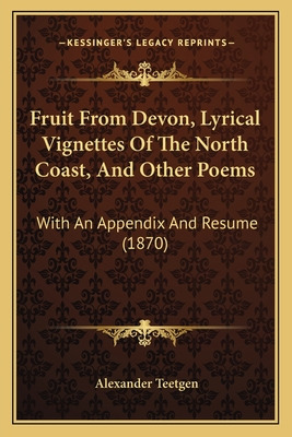 Libro Fruit From Devon, Lyrical Vignettes Of The North Co...