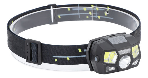 Linterna Frontal Led Con Carga Usb, Fuerte Movimiento Imperm