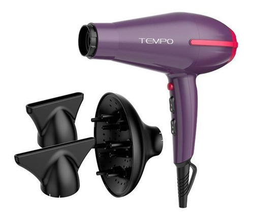 Secador De Pelo Cabello Gama Tempo Ceramic C/ Difusor