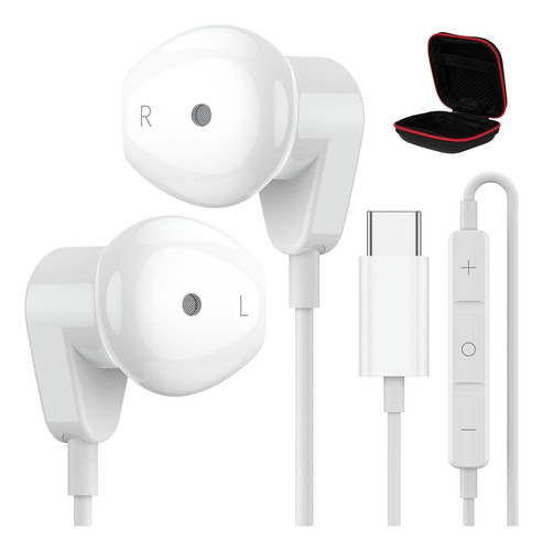 Auriculares Usb C Para iPad Pro, Auriculares Usb Tipo C Hifi