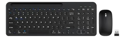Combo De Teclado Y Mouse Inalámbricos De Modo Dual