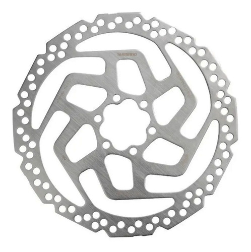 Disco de freno Shimano Rt26 de 180 mm con 6 tornillos, color plateado