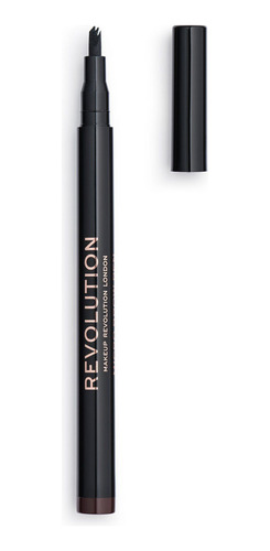 Lápiz Cejas Micro Brow Pen Makeup Revolution Dark Brown