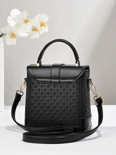 Bolso Bandolera Tridimensional De Moda Con Forma De Caja