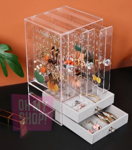 Imagen 2 de 6 de Organizador Bijou Aros Collares Alhajeros Joyas Anillos Oms