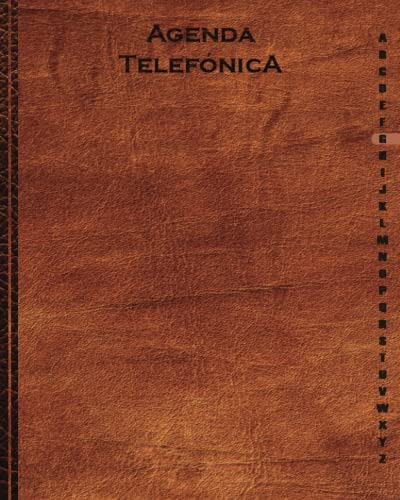 Agenda Telefonica: Cuaderno Con Espacios Preimpresos Para Re