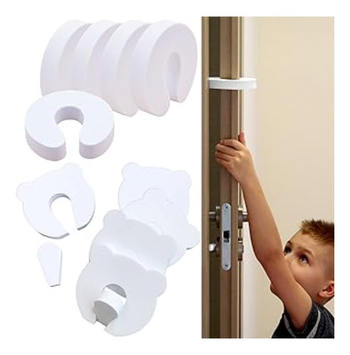 Protector De Puerta Para Niños, Bebés, Contra Pellizco 