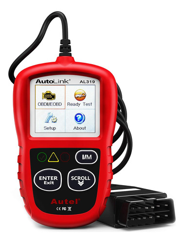 Autel Autolink Al319 Obd2 Scanner Automotive Engine Fault Co