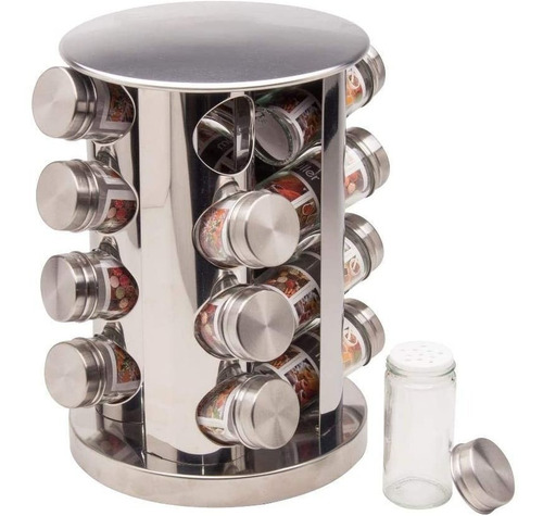 Especiero Acero Inoxidable Carrusel 16pzas Alpro 9000
