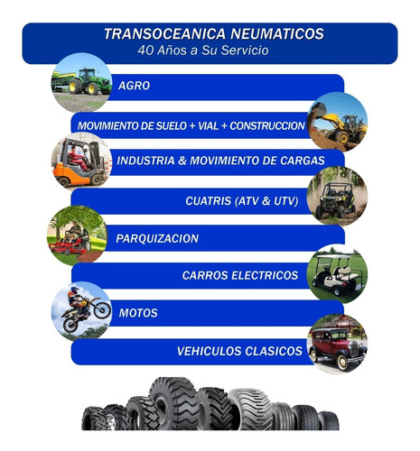 Imagen 7 de 7 de Llanta Autoelevador 6.00-9 Toyota 600/9 Reforzada 6 Ag 600x9